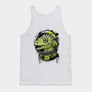 Astronaut Dinosaur Tank Top